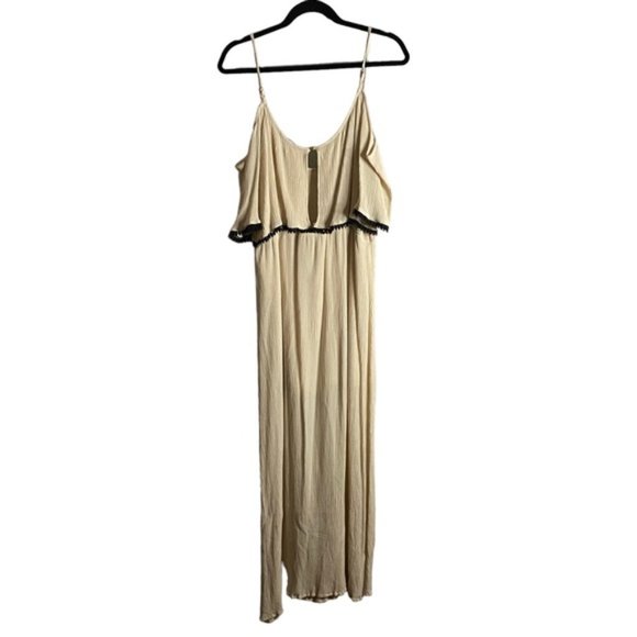 Ark & Co. Women's Boho Double Layered Flowy Maxi Dress - Picture 11 of 12